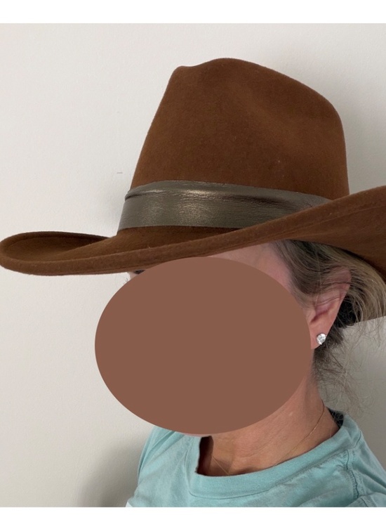Freya Haven Wool Felt Western Hat Toffee Brown S/M NWOT main image 4